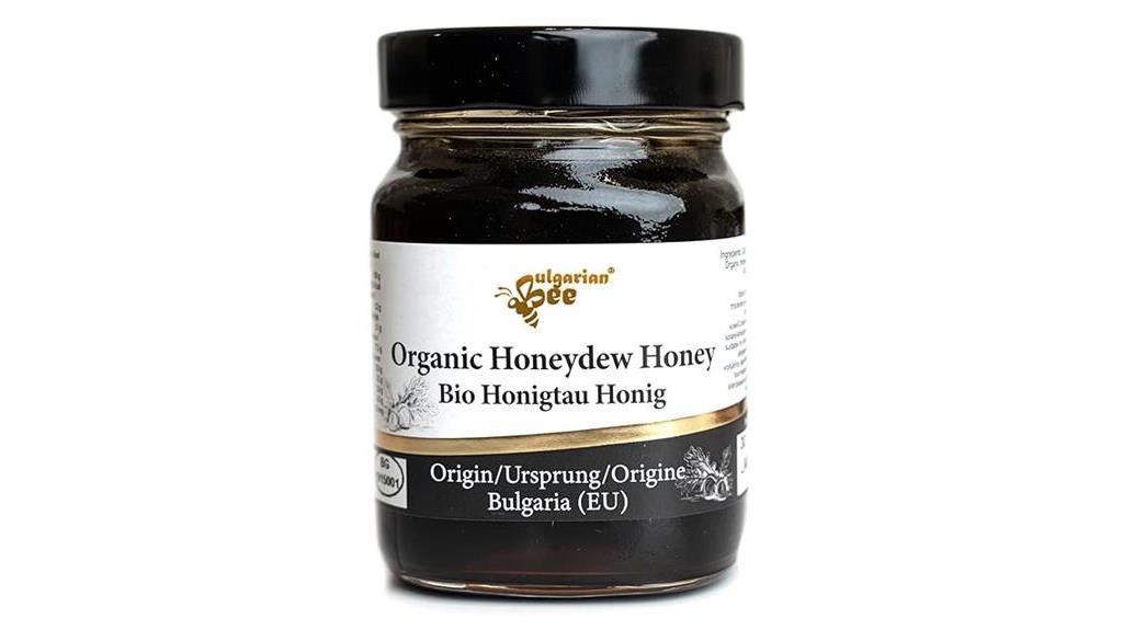 450g bio black honey melon honey from oak leaves