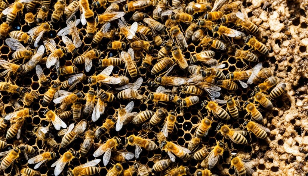 Anzeichen für ein aufgelöstes Bienen Volk