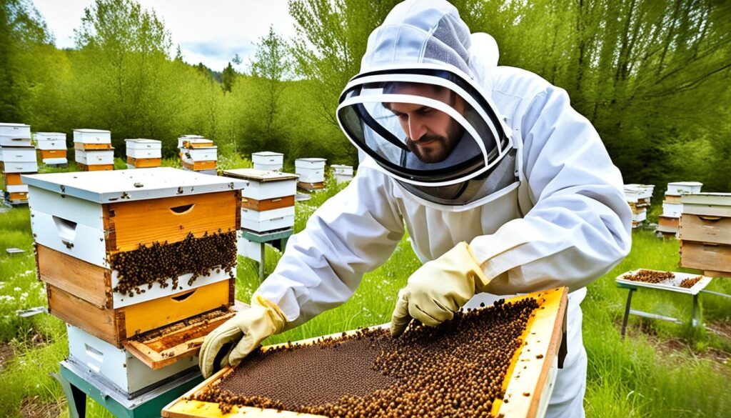 Professionelle Bienenzucht