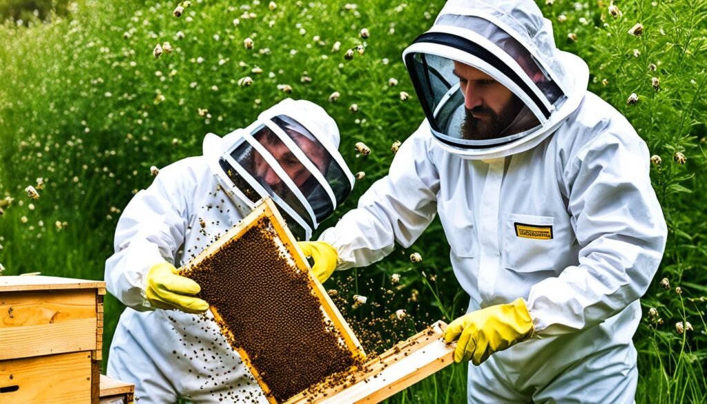 Schutzmaßnahmen für Bienenvölker
