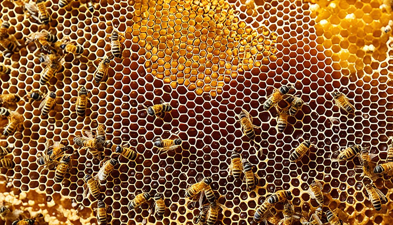 So wird die Bienenwabe sechseckig