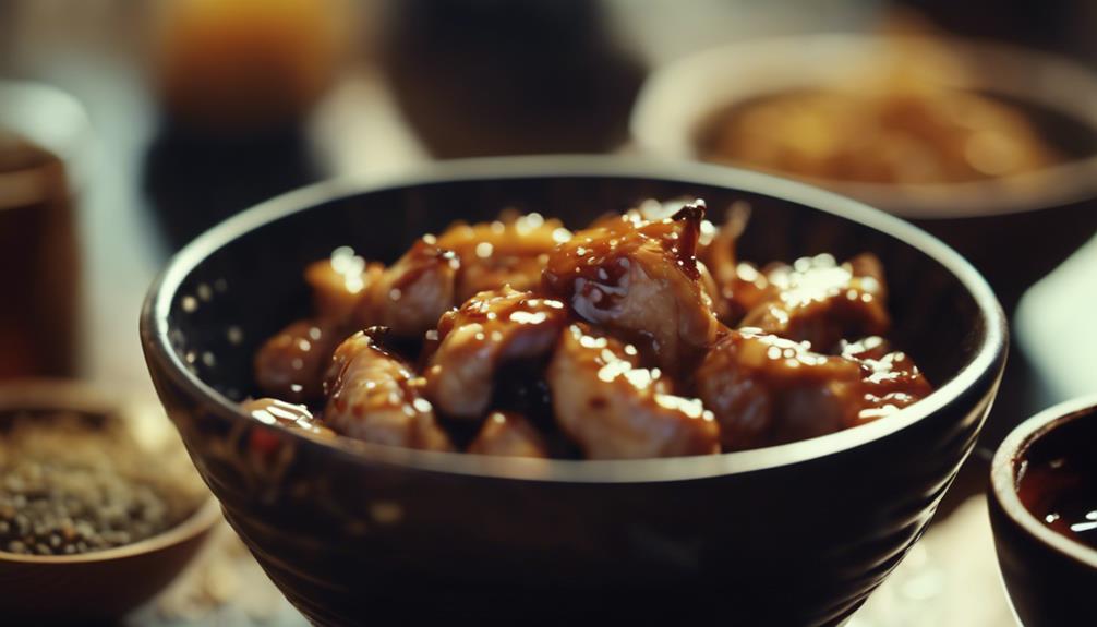 combining soy sauce and honey