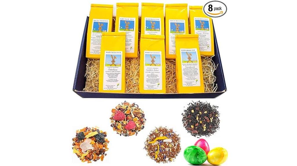 easter tea box 8 magical teas 50g each