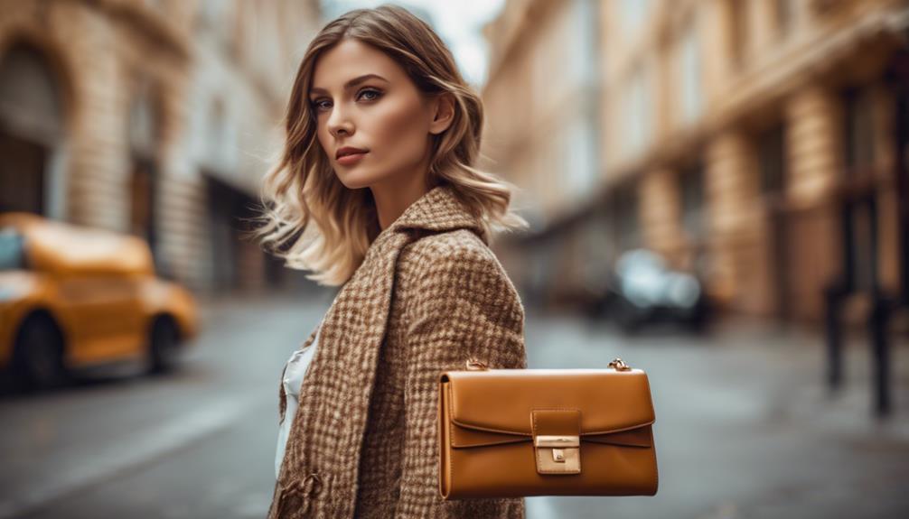fashion statement in honey brown