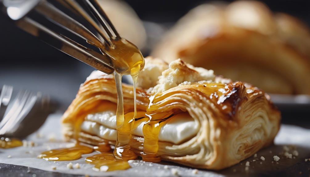 feta in puff pastry with honey recipe