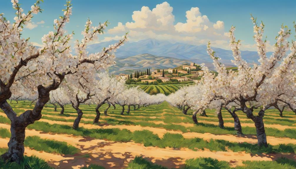 growing areas for almond trees