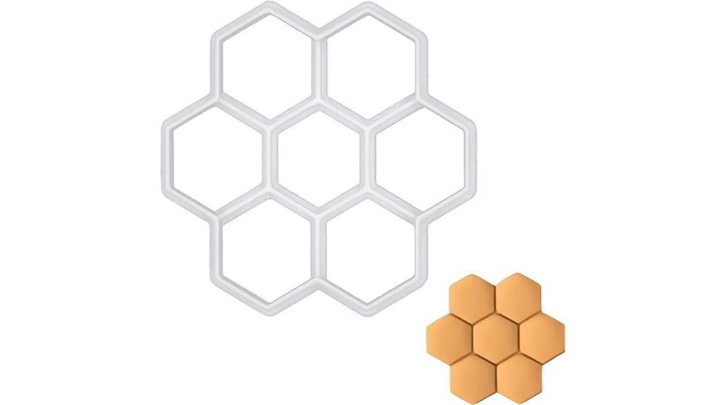 honeycomb cookie cutter unique