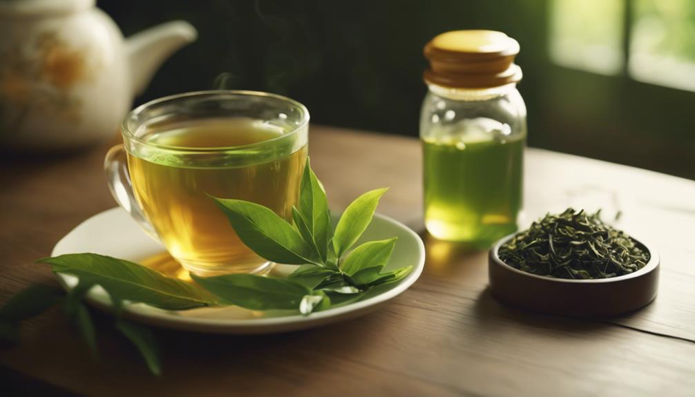 ingredients for green tea