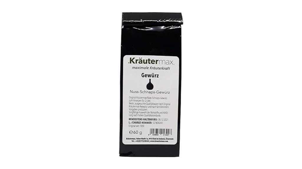 kr utermax nussbrand spice packung