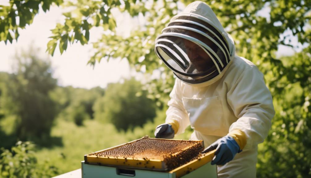 management of bee swarms and beehive inspections