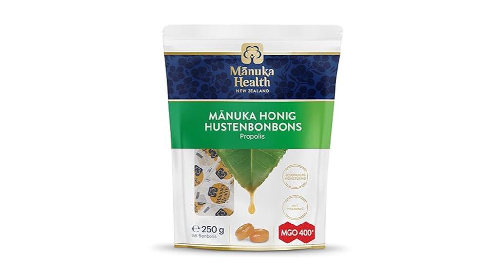 manuka and propolis bonbons