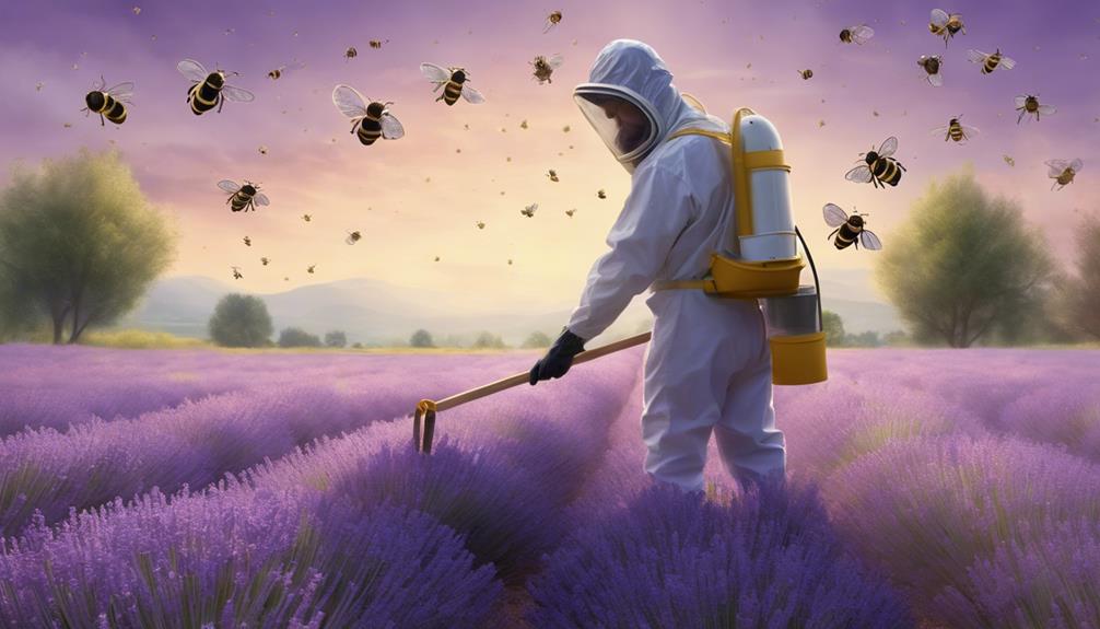 minimize bee activity strategies