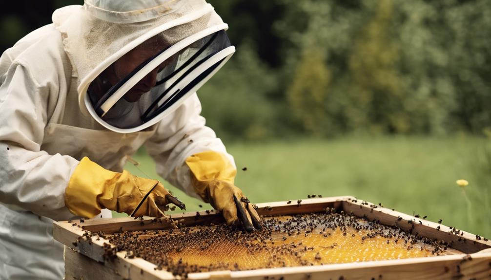 propolis cleaning and processing