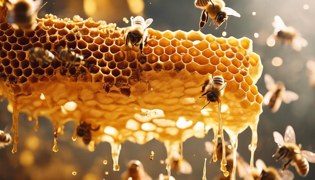 pure sweetness of raw honey