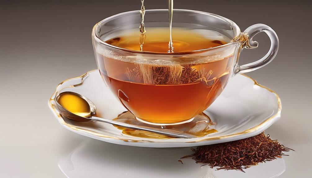 rooibos tea and honey combination