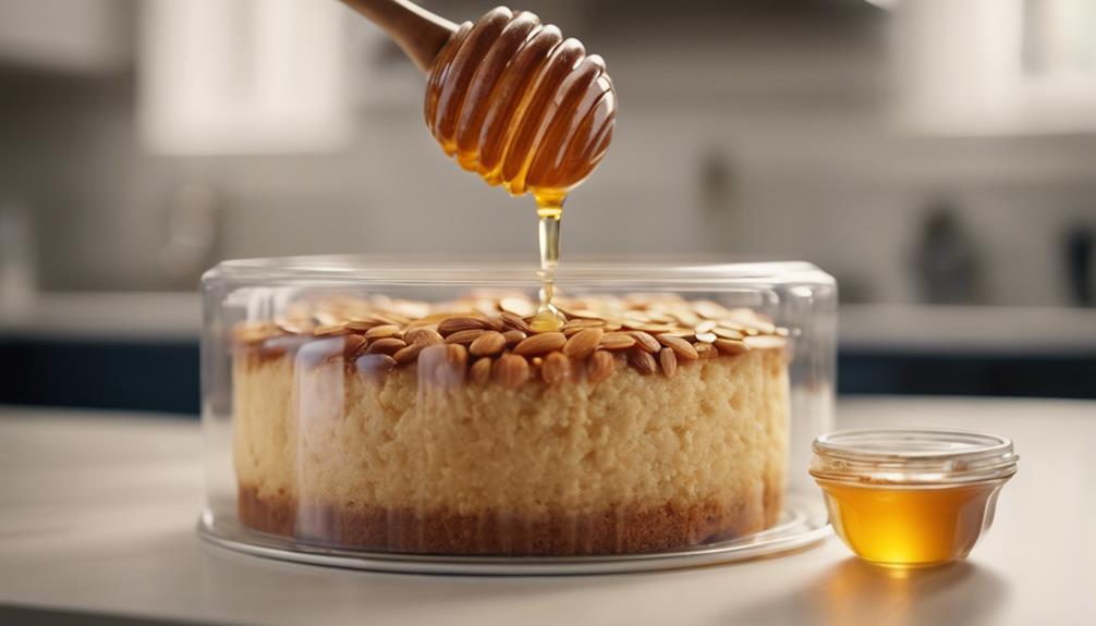 storage tips for honey almond cake