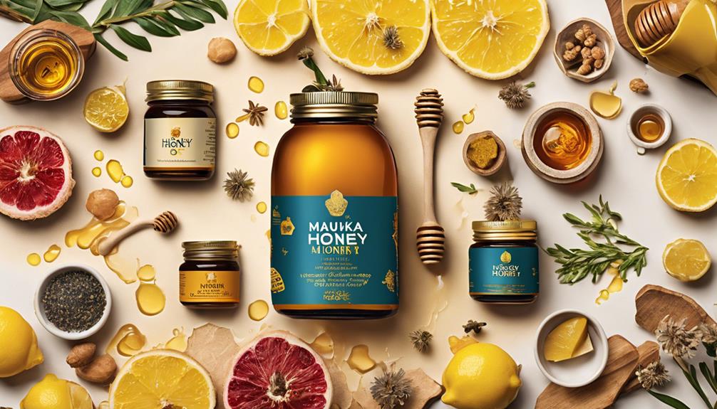strengthens immunity with manuka honey