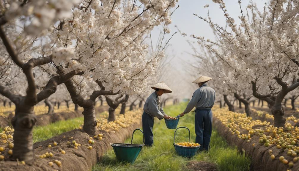 sustainable fruit tree methods