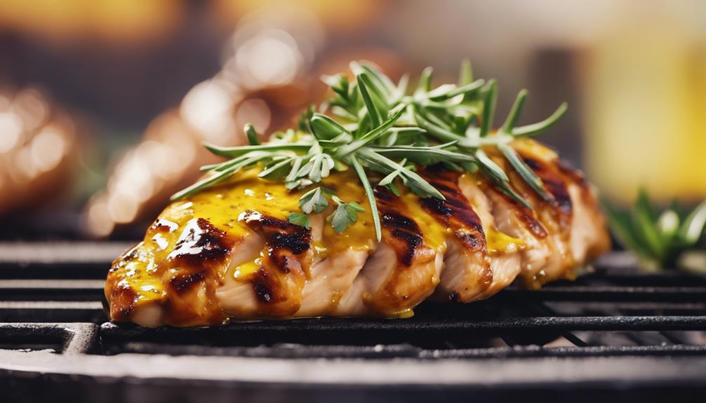 variety of honey mustard chicken