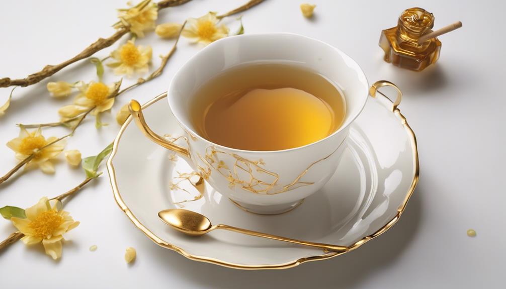 white tea and honey pairing