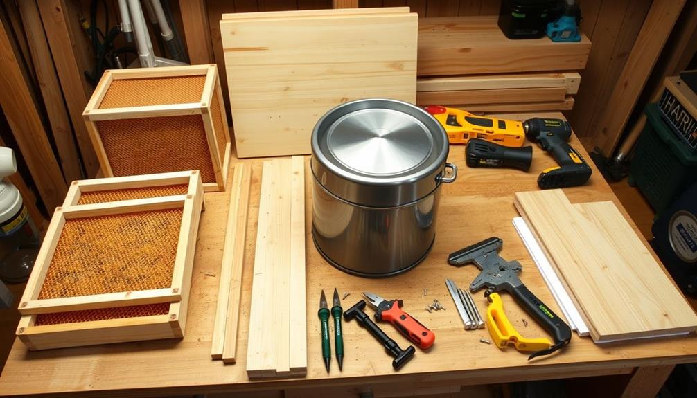 ben tigte materialien und werkzeuge