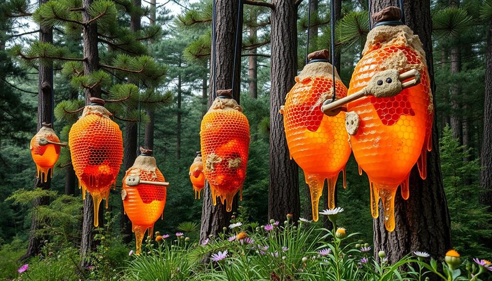 diverse conifer honey types