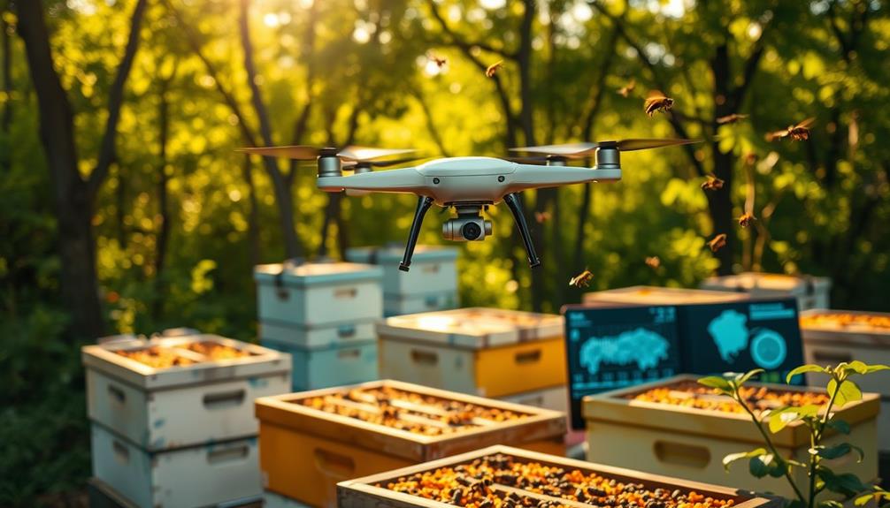 innovative beekeeping with drones
