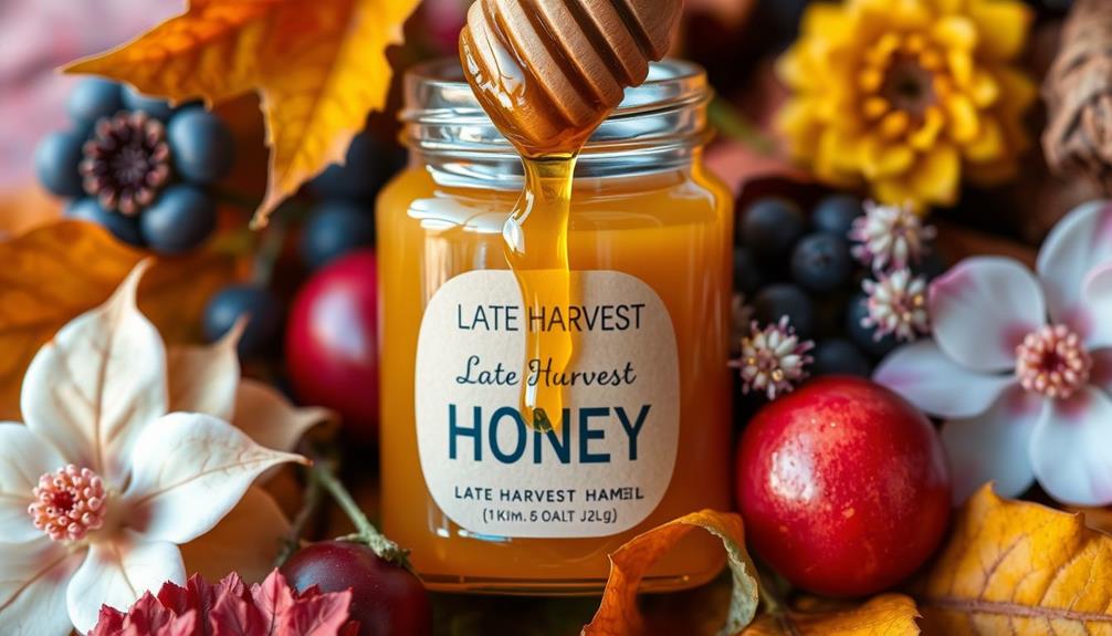 n hrstoffreiche sp ternte honig