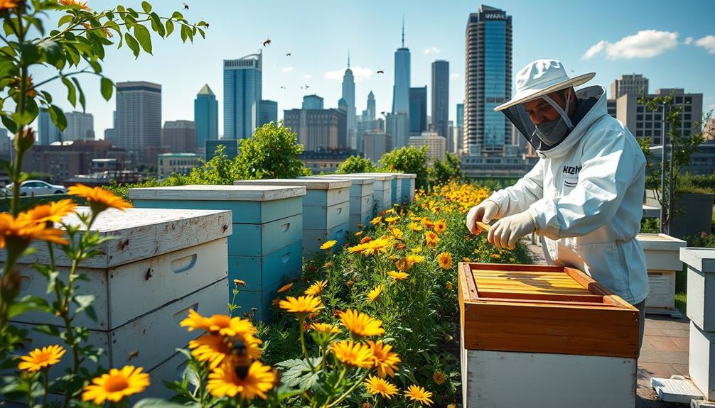 urban beekeeping colony management