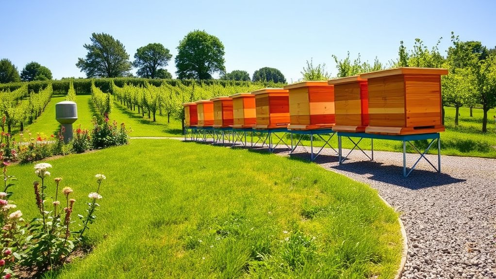 zugängliche sichere gepflegte Bienenzucht