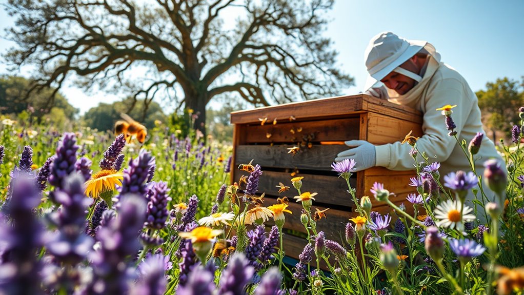 Zusammenarbeitende nachhaltige Bienenhaltungssysteme