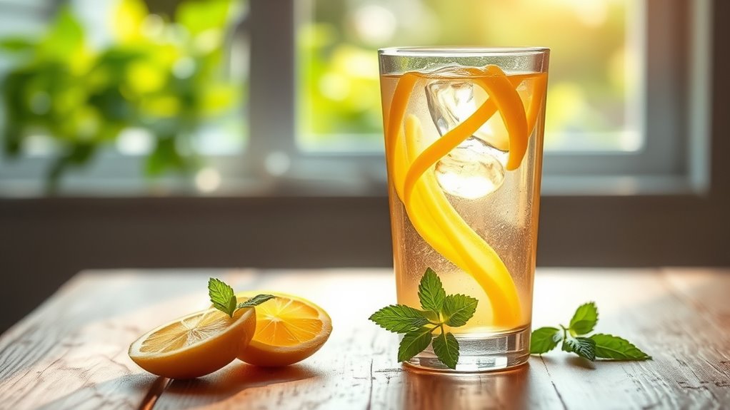 konsequentes Morgens-Honig-Wasser