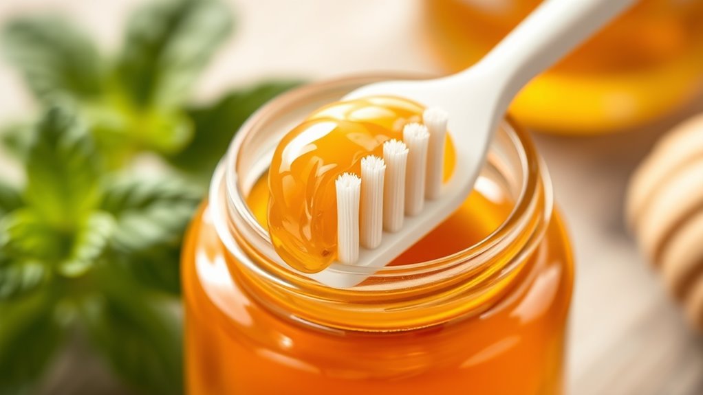 natürliche Honig Mundpflege