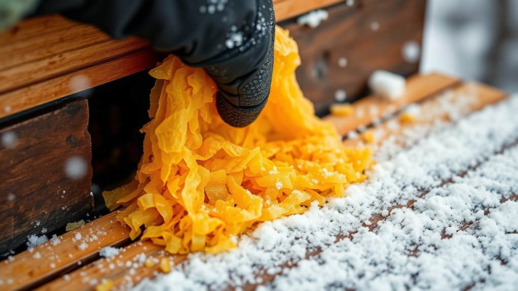 ordnungsgemäße Winterfütterung Platzierung