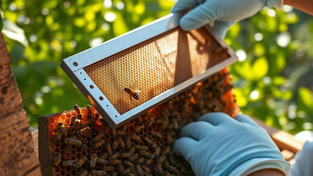 Entfernen Sie Drohnenbrutrahmen