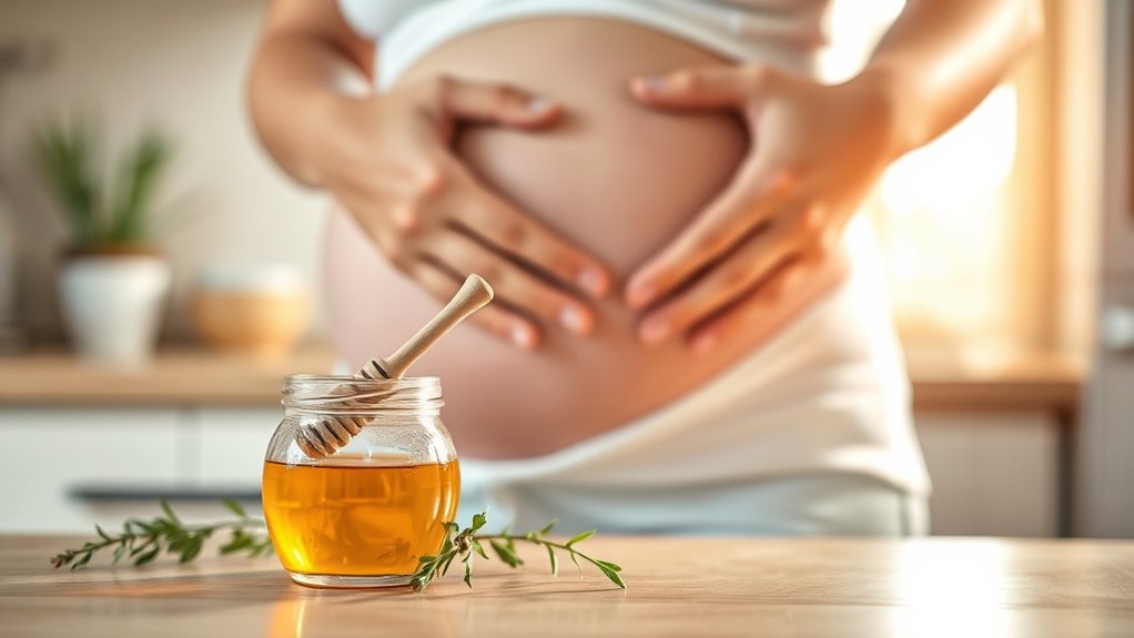 sicherer mäßiger Honigkonsum