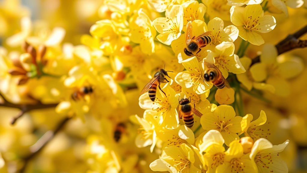 Frühjahrss nectar unterstützt die Gesundheit der Bienen