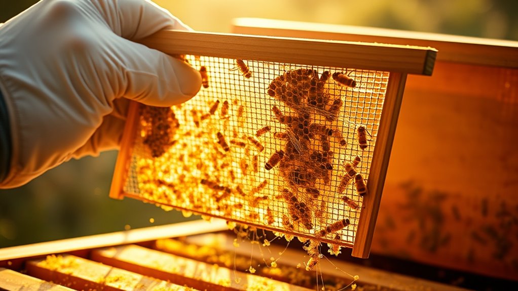 rechtzeitige Entfernung des Drohnenbruts