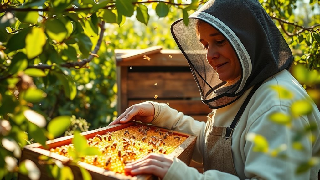 Imkerarbeit fördert das psychische Wohlbefinden