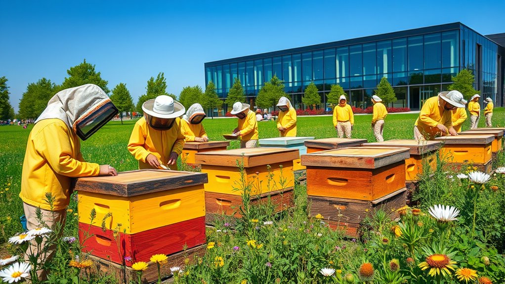 Unterstützung und Naturschutz im Bienenstockwesen