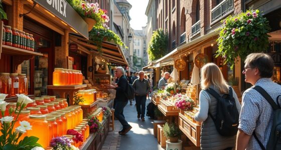 Düsseldorf und regionale Honigstellen