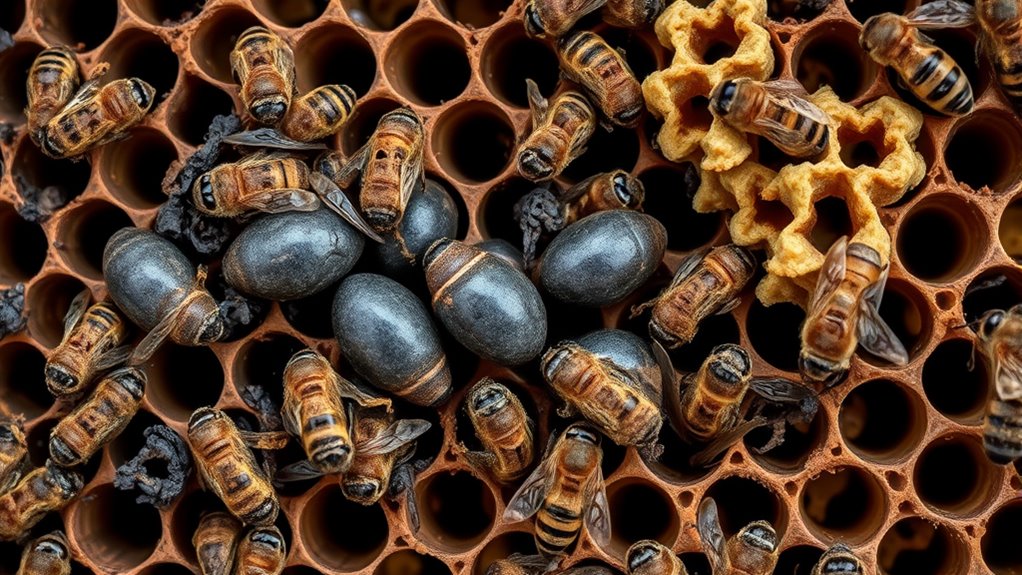 Früher amerikanischer Faulbrut erkennen