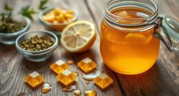 hausgemachte Honig-Hustenbonbons