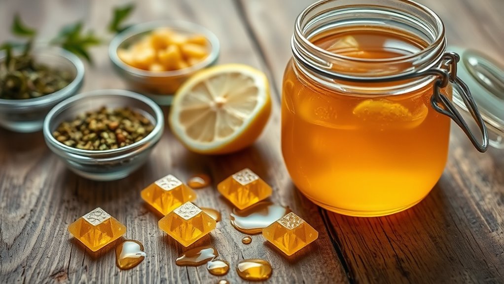 hausgemachte Honig-Hustenbonbons