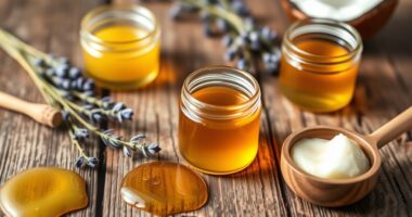 Hausgemachter Honig-Lippenbalsam