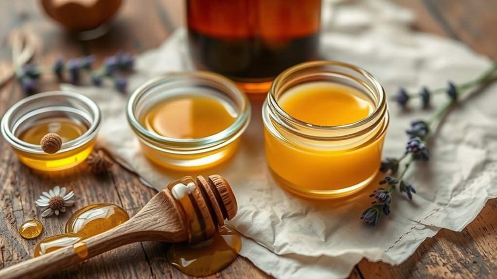 hausgemachte Honig-Lippenbalsam