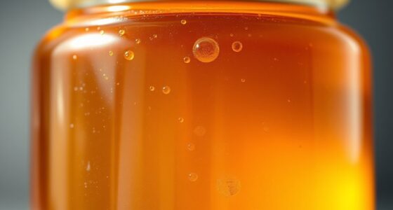 Honigfarbe offenbart Blüte