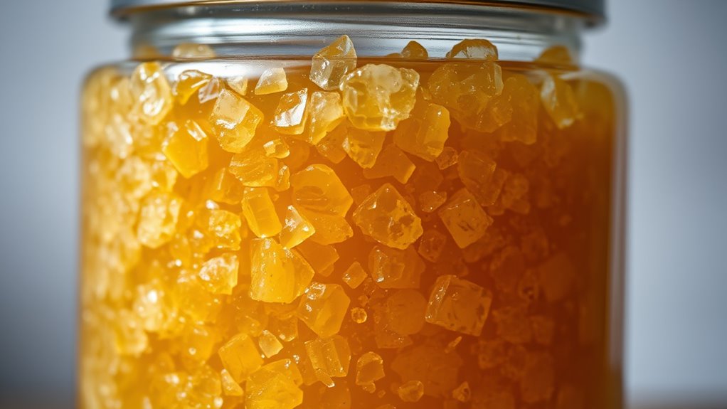 Honigkristallisation natürlicher Prozess