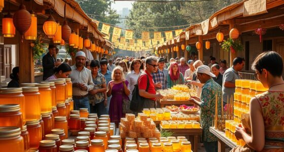 Honigfestivals und Märkte