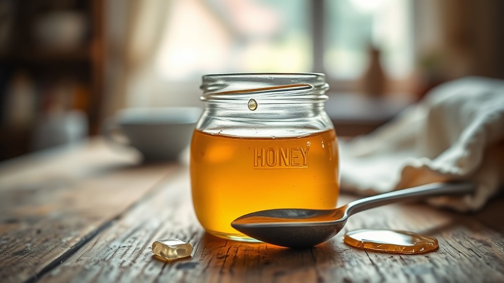 Honig ist natürliches Hustenausgleichsmittel